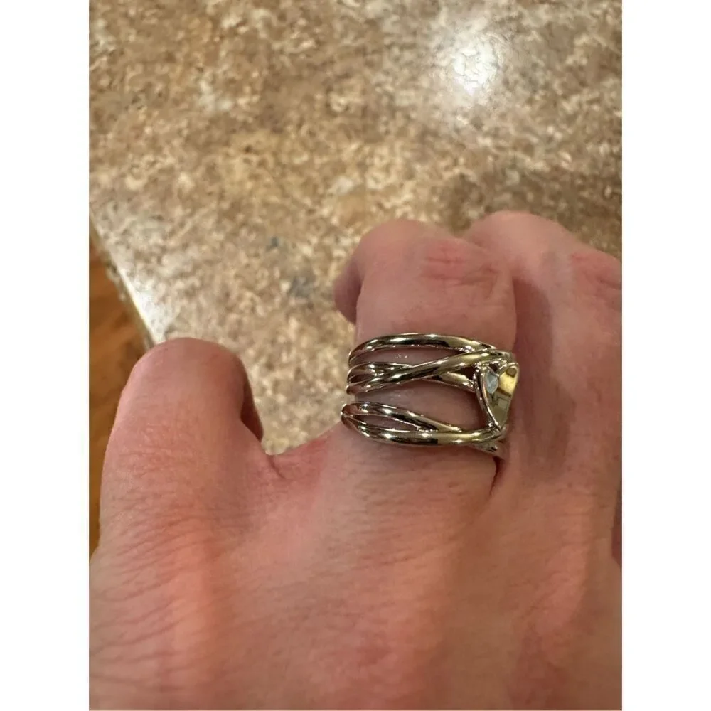 New Woman’s 925 silver heart silver ring Valentine’s Day 2025